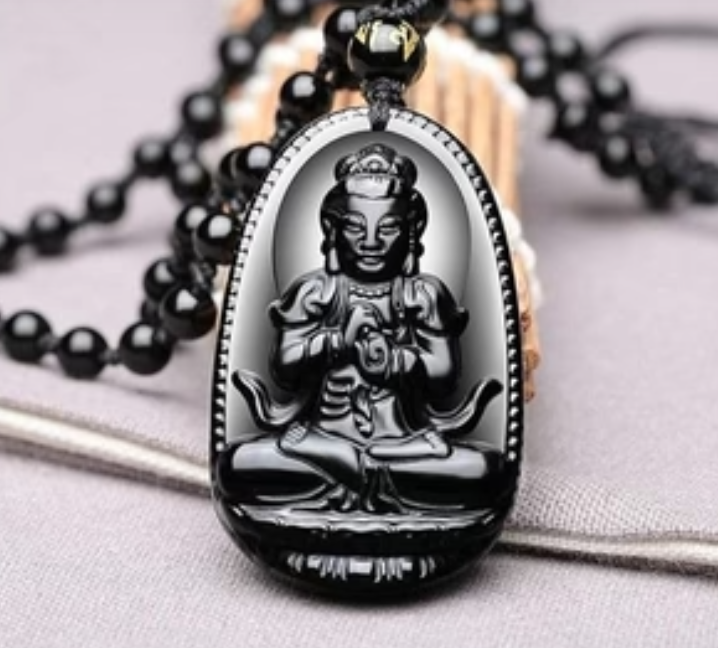 CollarObsidiana Negro